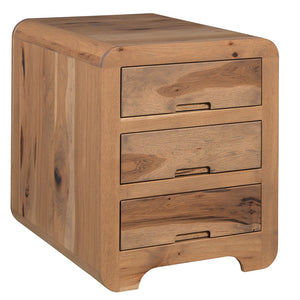 Europa- Amish Handcrafted End Table With Drawers