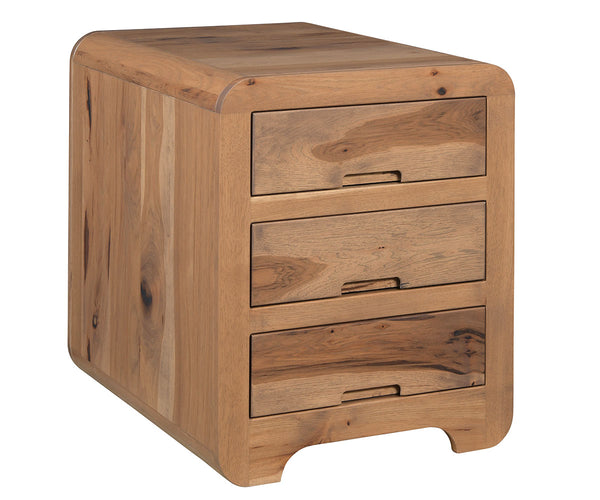 Europa- Amish Handcrafted End Table With Drawers