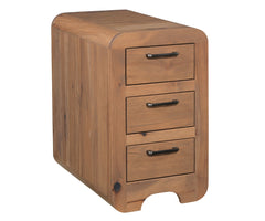 Europa - Amish Handcrafted Chair Side Table with Drawers