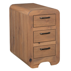 Europa - Amish Handcrafted Chair Side Table with Drawers