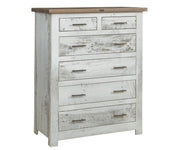 Tioga - Reclaimed Barnwood Tall Chest Of Drawers