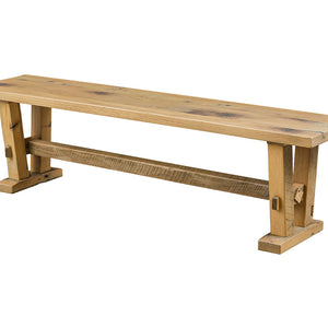 Staunton - Reclaimed Barnwood Dining Bench