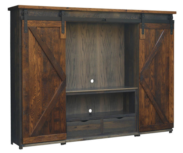 Barnwood- Reclaimed 3 Piece Entertainment Console