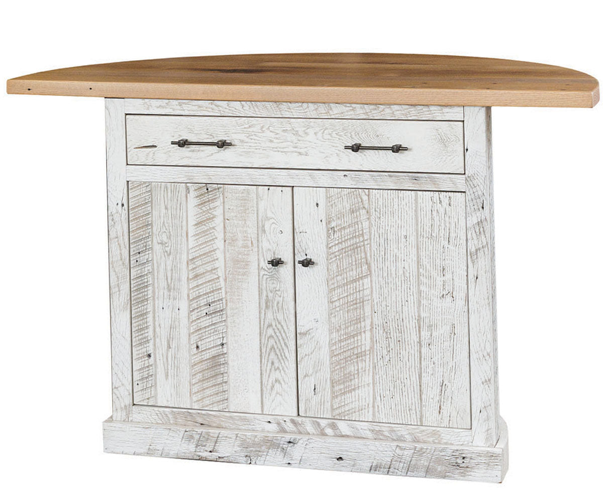 Chesapeake- Reclaimed Barnwood Kitchen Island