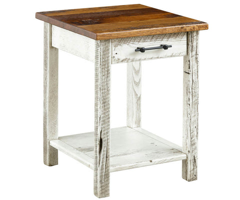 Artesa - Reclaimed Barnwood End Table