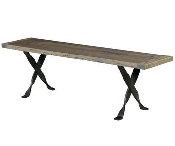 Brandywine - Reclaimed Barnwood Dining Bench