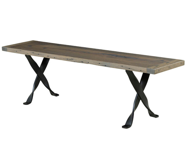Brandywine - Reclaimed Barnwood Dining Bench