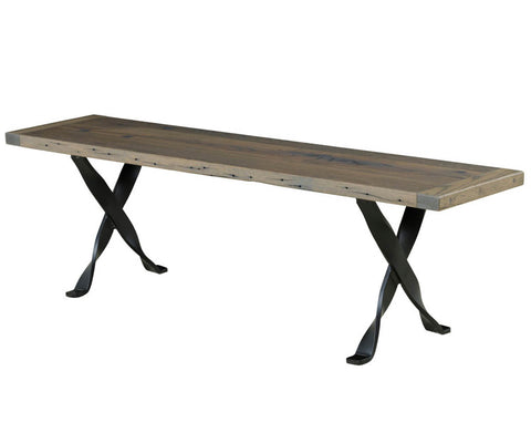 Brandywine - Reclaimed Barnwood Dining Bench