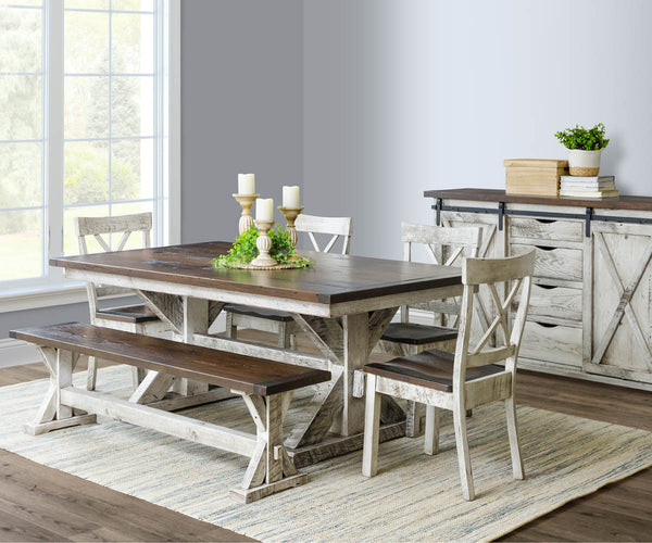 Durango- Reclaimed Barnwood Dining Table