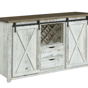 Durango - Reclaimed Barnwood Wine Buffet