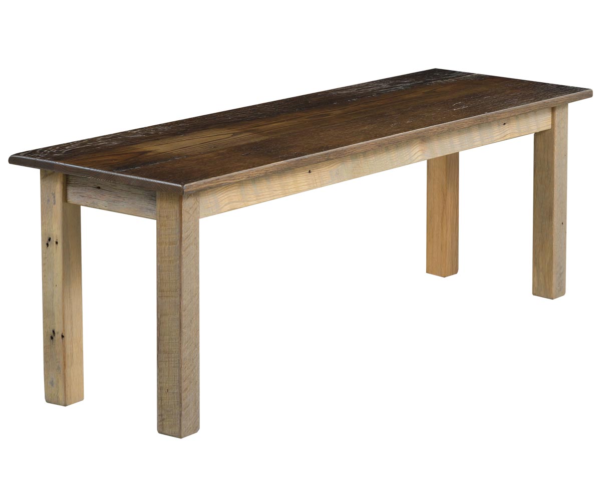 Fransisco - Reclaimed Barnwood Dining Bench