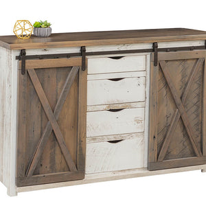 Greenville - Reclaimed Barnwood Dining Buffet Cabinet