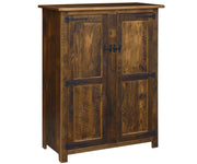 Barnwood- Reclaimed Kitchen Storage Pantry Cabinet