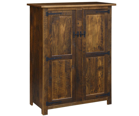 Barnwood- Reclaimed Kitchen Storage Pantry Cabinet