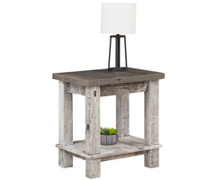 Millburg - Reclaimed Barnwood End Table