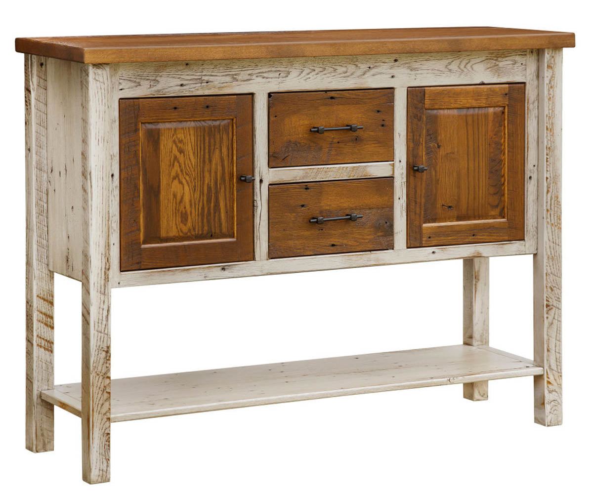 Uptown -  Reclaimed Barnwood Sideboard Cabinet
