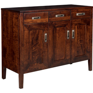 Fayette - Amish Solid Wood 3 Door Sideboard Cabinet