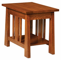 Freemont Mission - Amish Handcrafted End Table With No Drawers