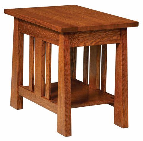 Freemont Mission - Amish Handcrafted End Table With No Drawers