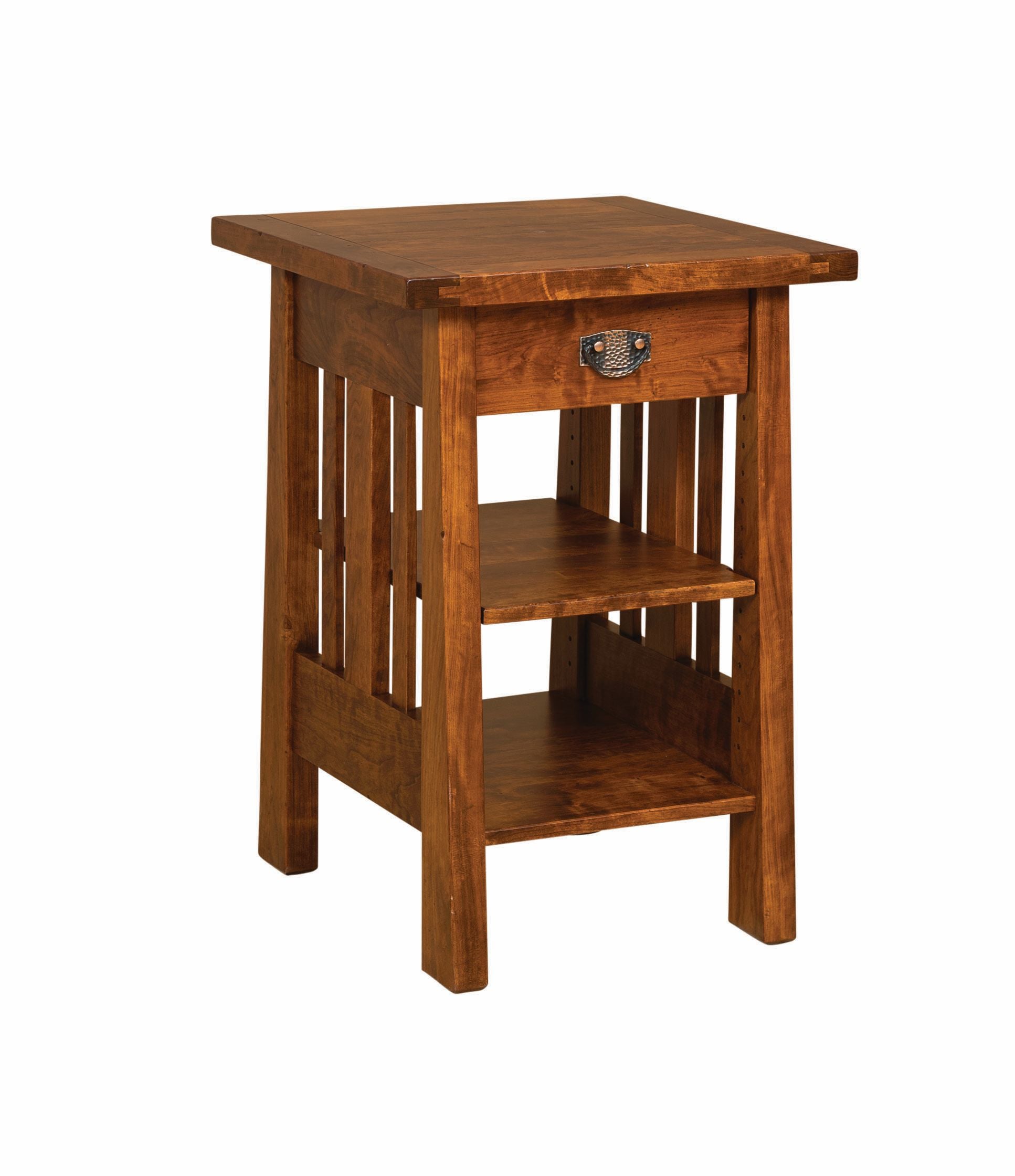 Freemont Mission - Amish Handcrafted Printer Stand With Drawer