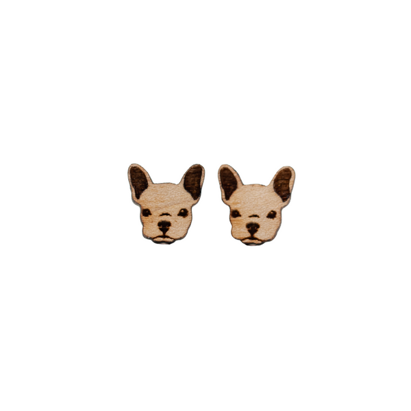 Frenchie Stud Earrings