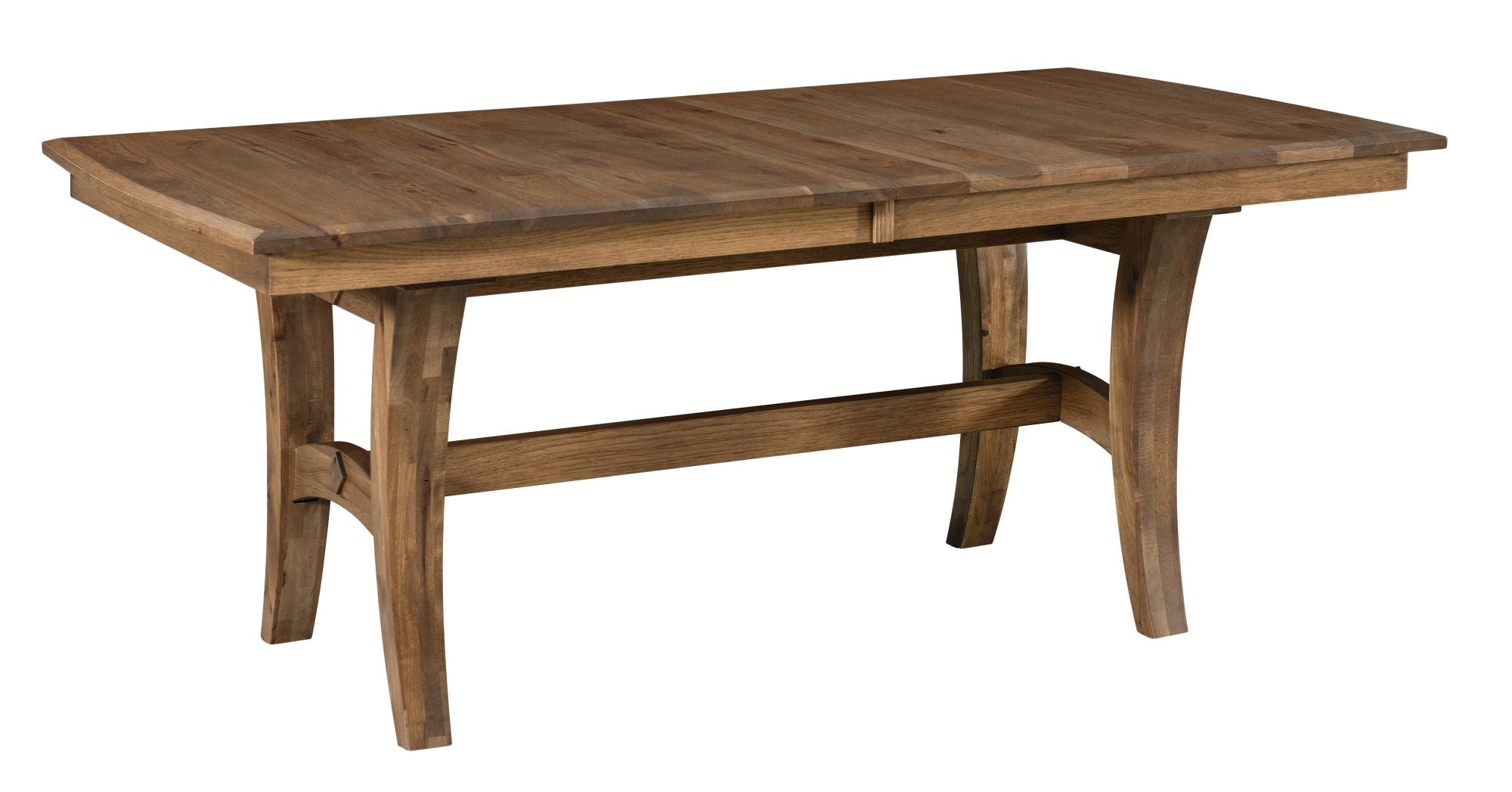 Frisco Trestle - Handcrafted Solid Top or Extension Dining Table