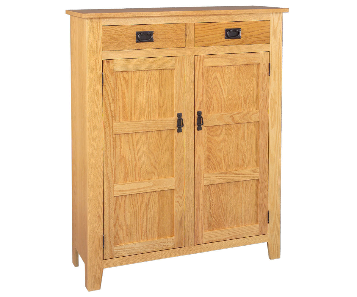 Mission - Amish Hardwood Pie Safe Pantry Cabinet