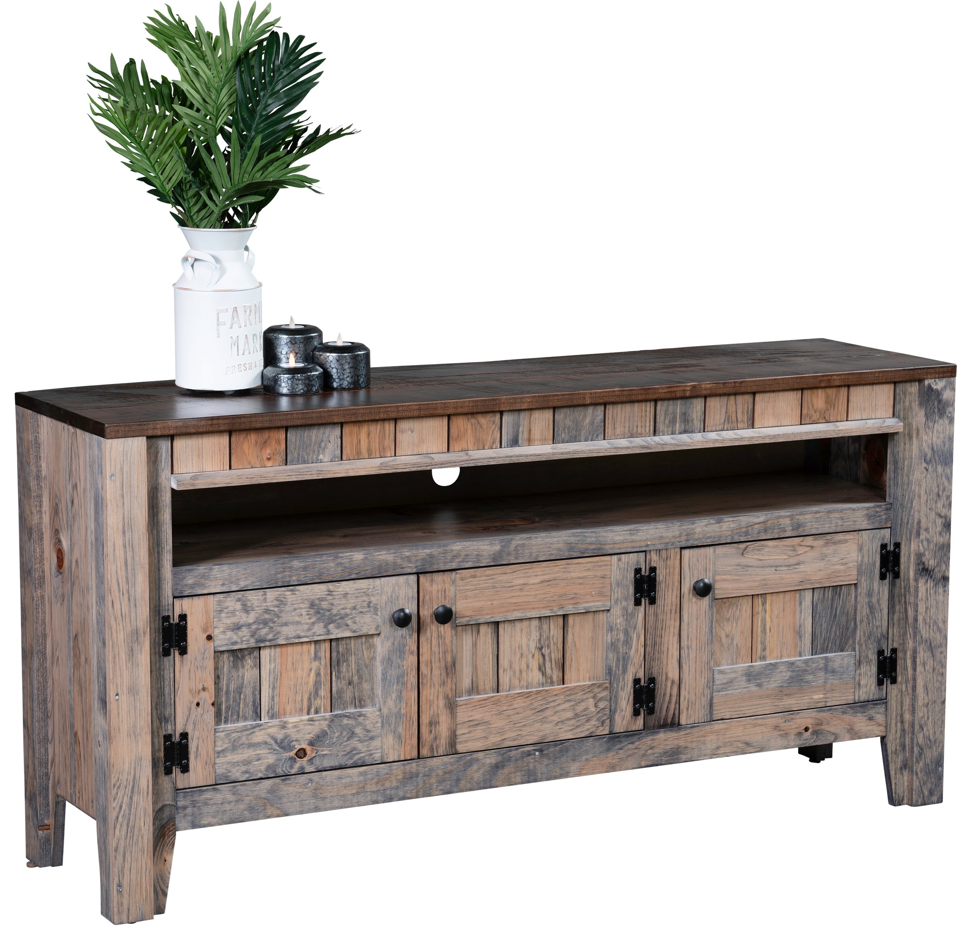 Gold Creek - Amish Handcrafted 60" Mesa TV Cabinet