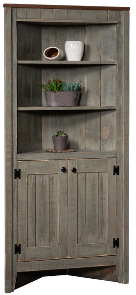 Gold Creek - Amish Handcrafted 35" Corner Cabinet