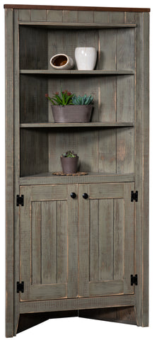 Gold Creek - Amish Handcrafted 35" Corner Cabinet