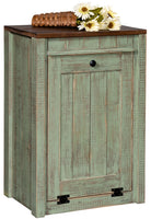 Gold Creek - Amish Handcrafted Single Tilt-Out Trash Bin Cabinet