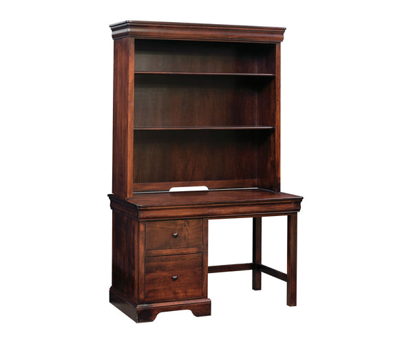 Claymont- Amish Hardwood Desk With Optional Hutch