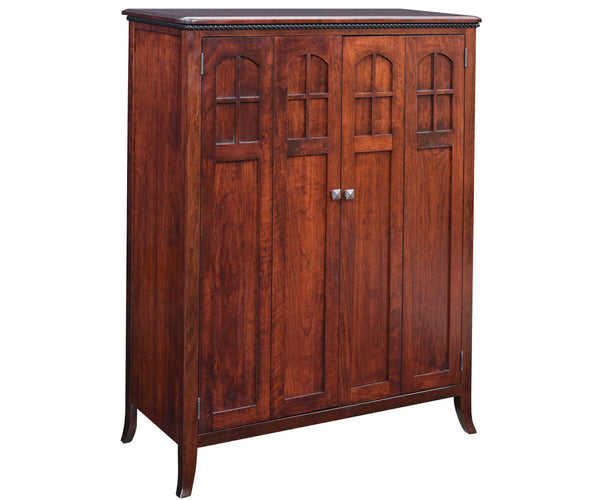 Petite Mt Eaton- Amish Hardwood Computer Armoire