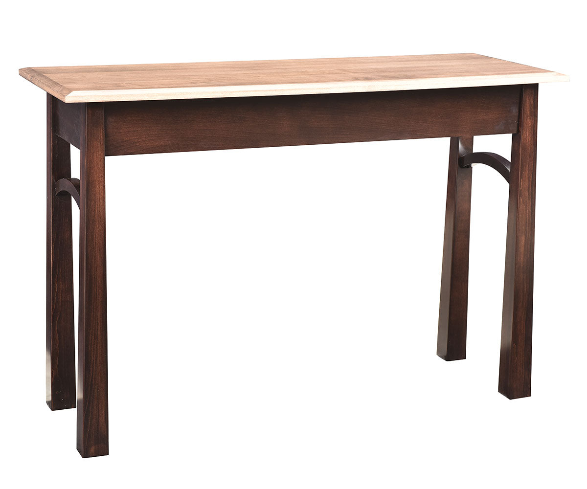 Berlin - Amish Hardwood Sofa Table With Hidden Drawer
