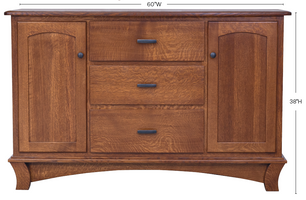 Galena - Amish Handcrafted Sideboard Cabinet / Quick Ship