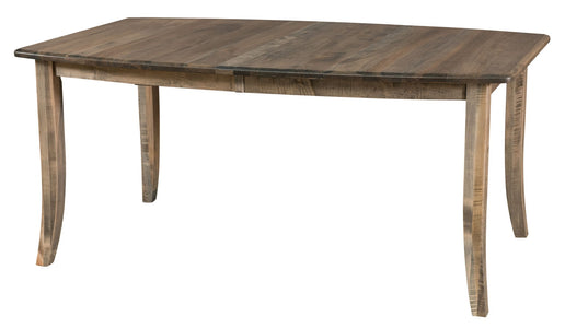 Gallery Leg- Handcrafted Solid Top or Extension Dining Table