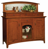 Garrison - Amish Solid Wood Sideboard Cabinet With Top