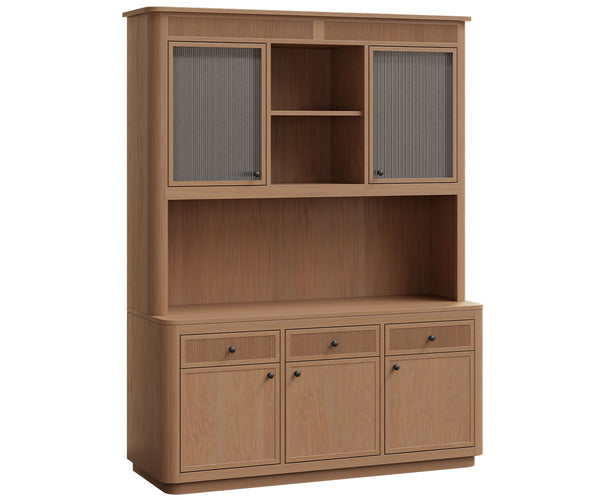 Millhall - Amish Hardwood 3 Door Dining Hutch