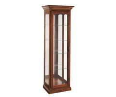 Genuine - Amish Hardwood 1 Door Picture Frame Display Curio