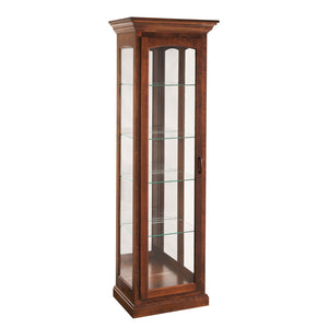 Genuine - Amish Hardwood 1 Door Picture Frame Display Curio