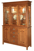 Gettysburg- Amish Solid Wood 3 Door Dining Hutch