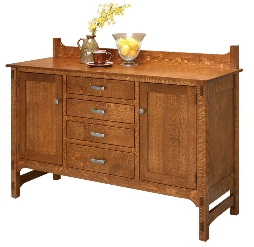 Glenwood - Amish Solid Wood 60" Sideboard Cabinet
