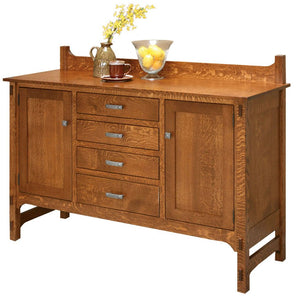 Glenwood - Amish Solid Wood 60" Sideboard Cabinet