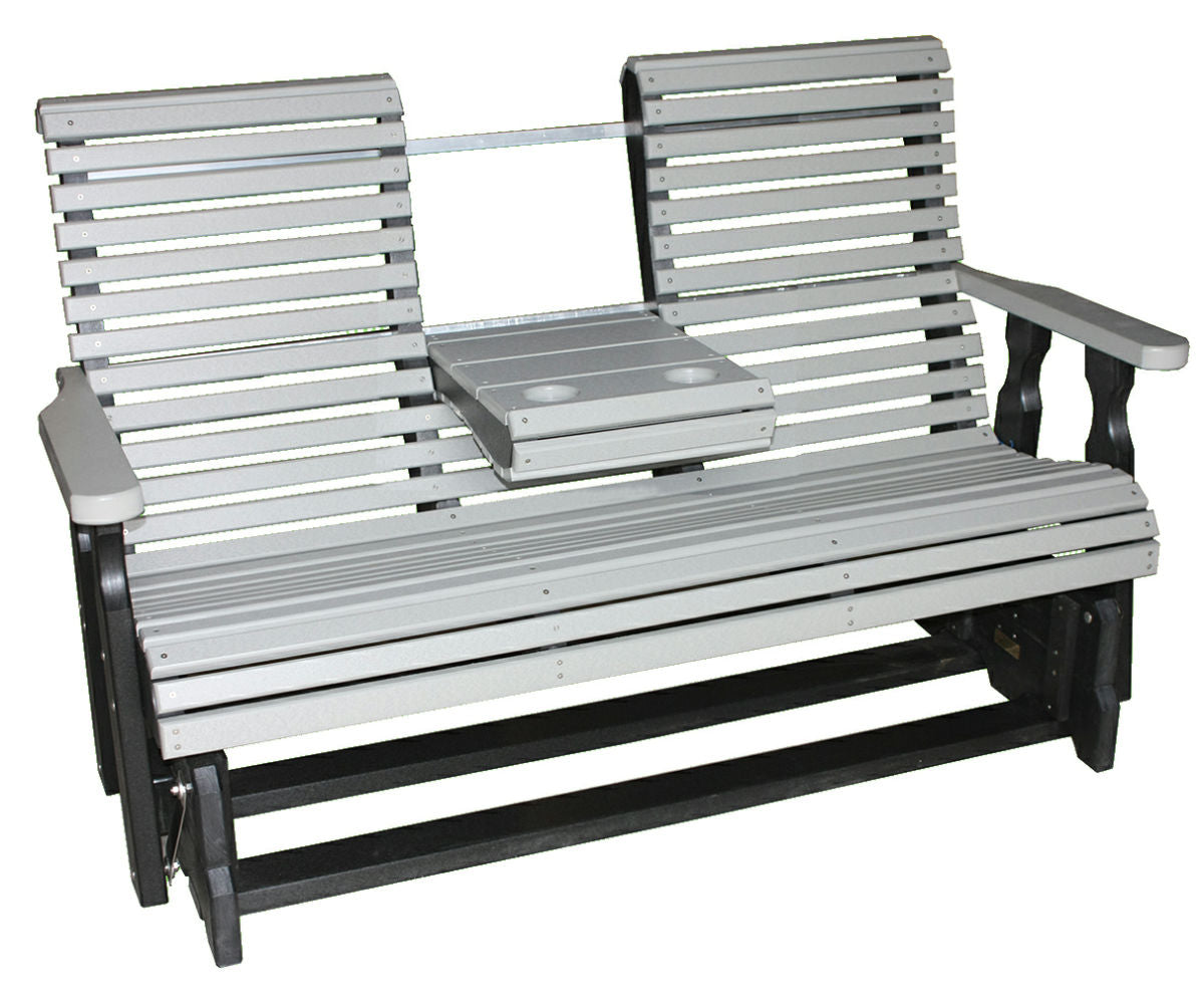 Rollback  - Outdoor 5' Glider Chair With Console