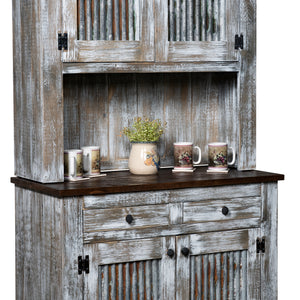 Gold Mine - Amish Handcrafted Granny Cabinet With Hutch