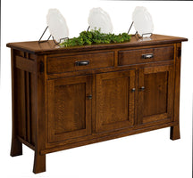 Grant- Amish Solid Wood Sideboard Cabinet