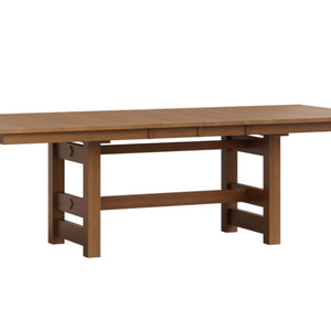 Greenwood Trestle- Handcrafted Solid Top or Extension Dining Table