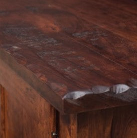 Hand Hewn - Amish TV Console - 70" with Sliding Barn Door