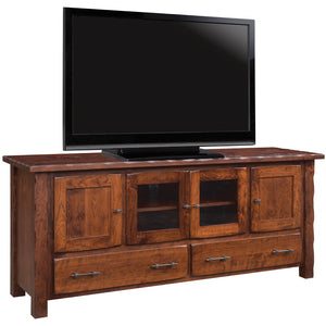 Hand Hewn - Amish TV Console - 70"