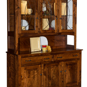 Hackenburg - Amish Solid Wood 3 Door Dining Hutch